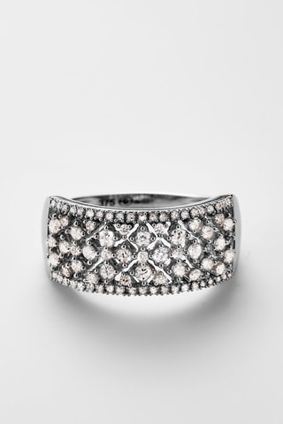 Anillo Aiyanar - Oro blanco y diamantes