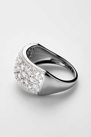 Anillo Aiyanar - Oro blanco y diamantes