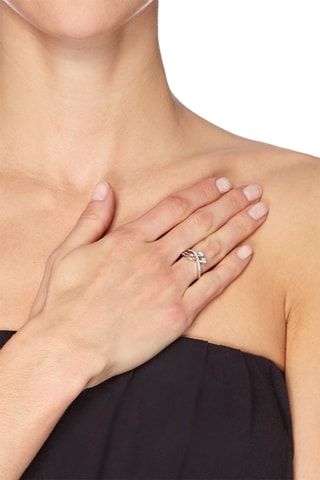 Anillo A la Folie  -  Oro blanco y diamantes