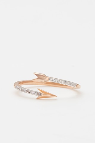 Anillo - Oro rosa y diamantes