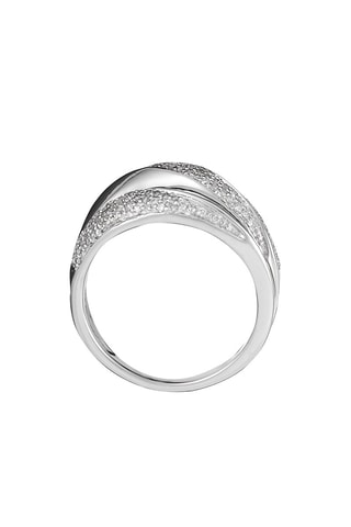 Anillo Java  - Oro blanco y diamantes