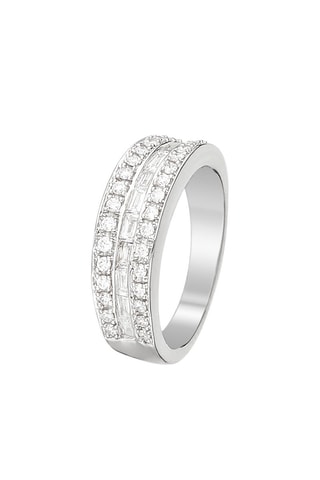 Alianza Ma Douceur  - Oro blanco y diamantes