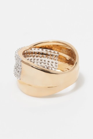 Anillo Dame - 
Oro amarillo y diamantes