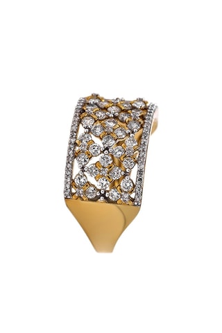Anillo Angitia - Oro amarillo y diamantes