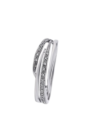 Anillo Gloria - Oro blanco y diamantes