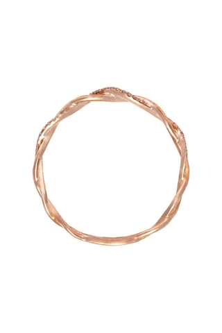 Anillo Entortillement - Oro rosa y diamantes