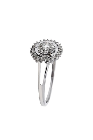 Anillo Mystical Light - Oro blanco y diamantes