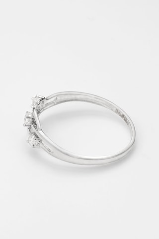 Anillo Leros - Oro blanco y diamantes