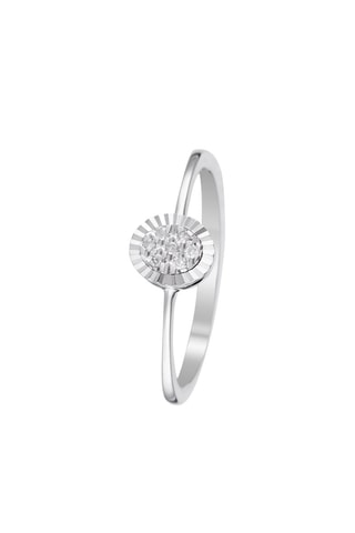 Anillo Mon être de toujours  -  Oro blanco y diamantes