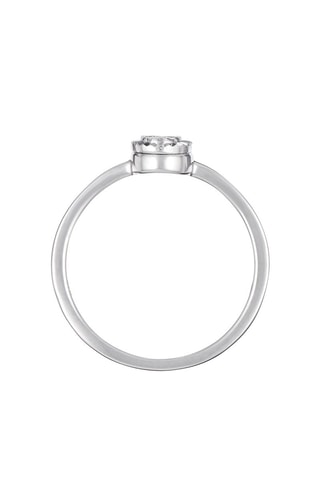Anillo Mon être de toujours  -  Oro blanco y diamantes