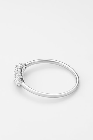 Anillo - Oro blanco y diamantes