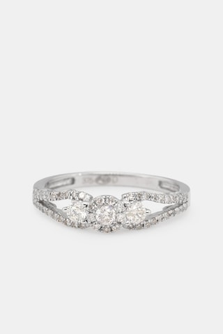 Anillo Amara - Oro blanco y diamantes