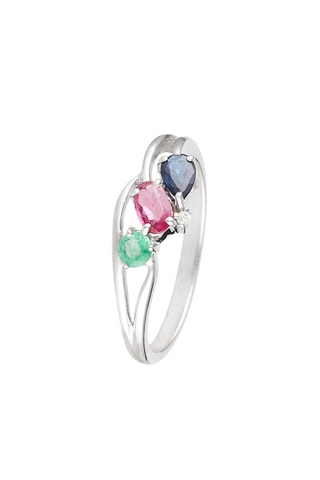 Anillo Les essentielles - Oro blanco y diamante
