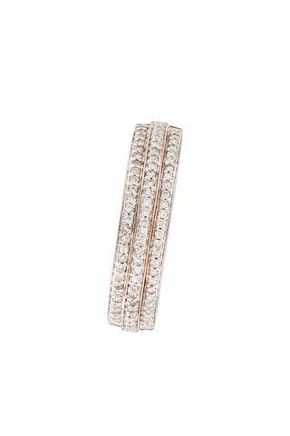 Anillo - Oro rosa y diamantes