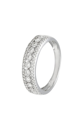 Anillo Conquête - Oro blanco y diamantes