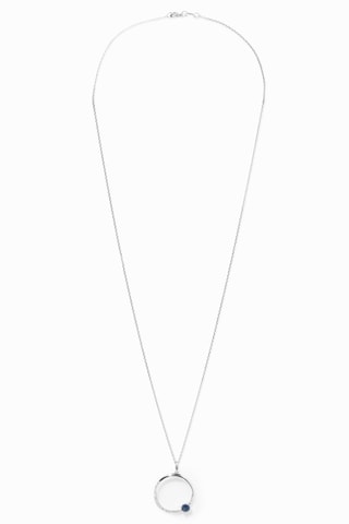 Colgante Diamant et Saphir - Oro blanco, diamante y zafiro