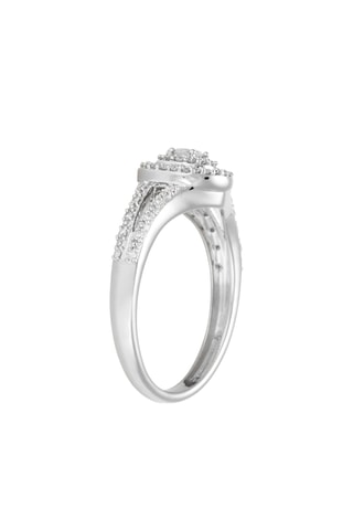 Anillo - Oro blanco y diamantes
