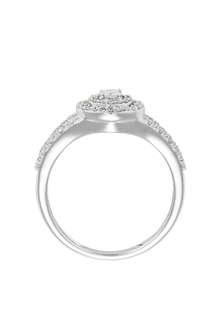 Anillo - Oro blanco y diamantes