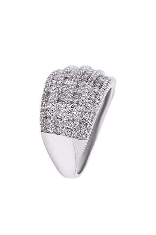 Anillo - Oro blanco y diamantes
