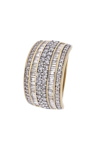 Anillo - Oro amarillo y diamantes