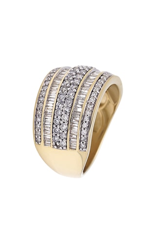 Anillo - Oro amarillo y diamantes