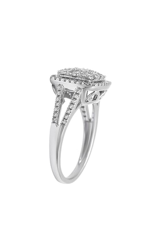 Anillo - Oro blanco y diamantes