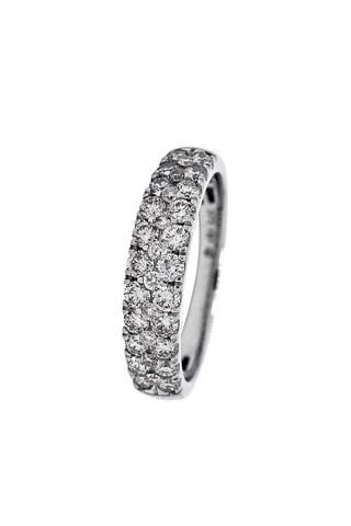 Anillo - Oro blanco y diamantes