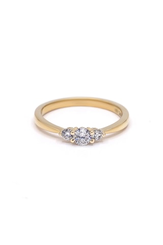 Anillo - Oro amarillo y diamantes