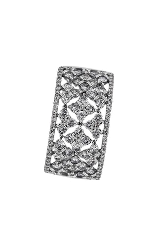 Anillo - Oro blanco y diamantes