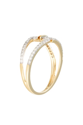 Anillo - Oro amarillo y diamantes
