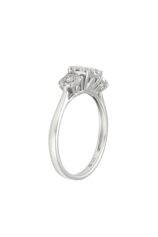 Anillo - Oro blanco y diamantes