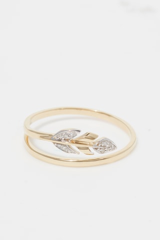 Anillo - Oro amarillo y diamantes