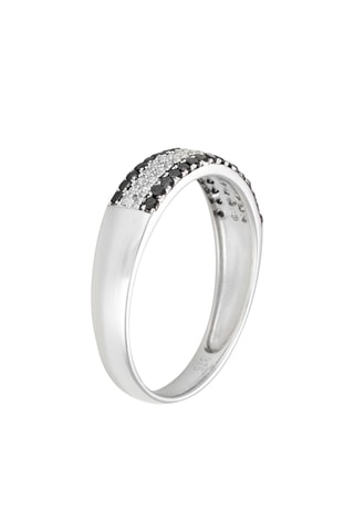 Anillo - Oro blanco y diamantes