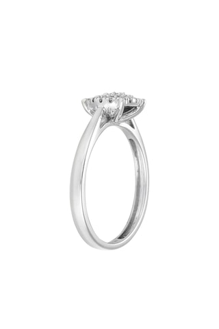 Anillo - Oro blanco y diamantes