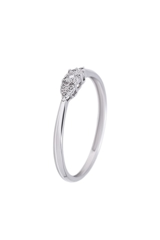 Anillo - Oro blanco y diamantes