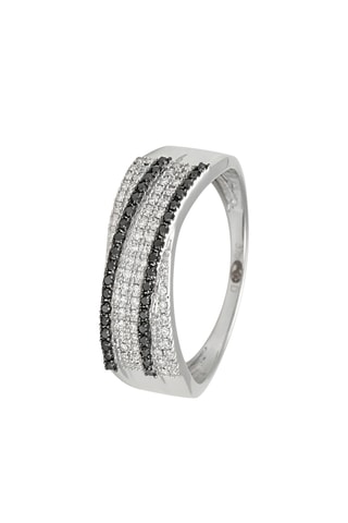 Anillo - Oro blanco y diamantes