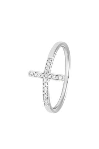 Anillo - Oro blanco y diamantes