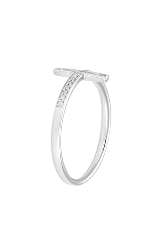 Anillo - Oro blanco y diamantes