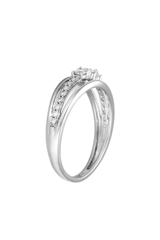 Anillo - Oro blanco y diamantes