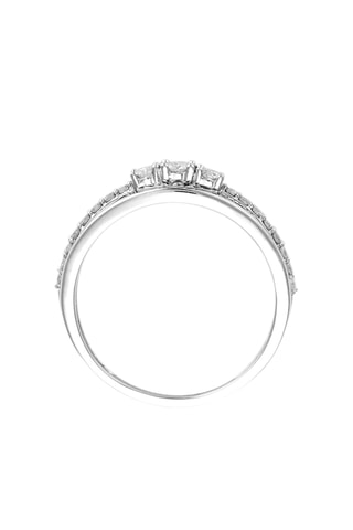Anillo - Oro blanco y diamantes