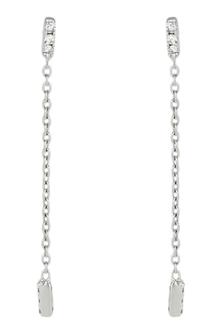 Pendientes - Oro blanco y diamantes