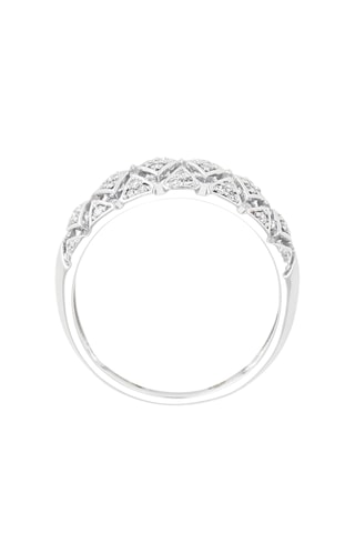 Anillo - Oro blanco y diamantes