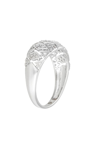 Anillo - Oro blanco y diamantes