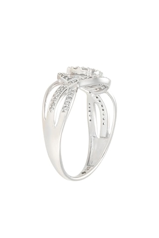 Anillo - Oro blanco y diamantes