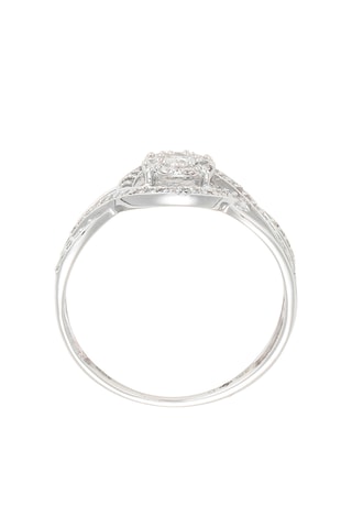 Anillo - Oro blanco y diamantes