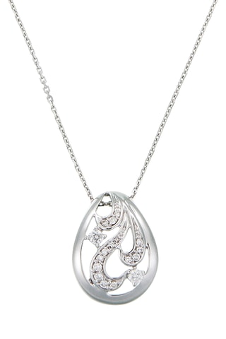 Colgante - Oro blanco y diamantes