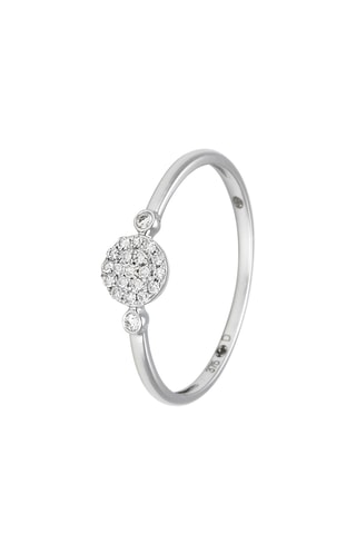 Anillo - Oro blanco y diamantes