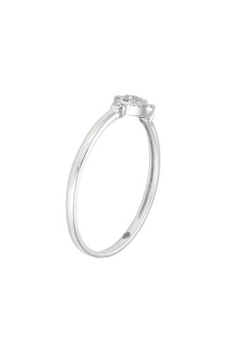 Anillo - Oro blanco y diamantes