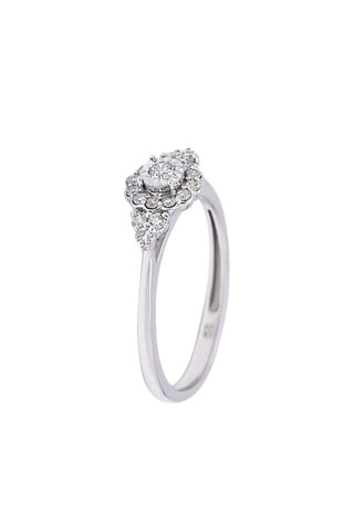 Anillo - Oro blanco y diamantes