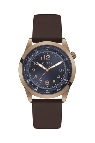 Siliconen Quartz Horloge - Bruin